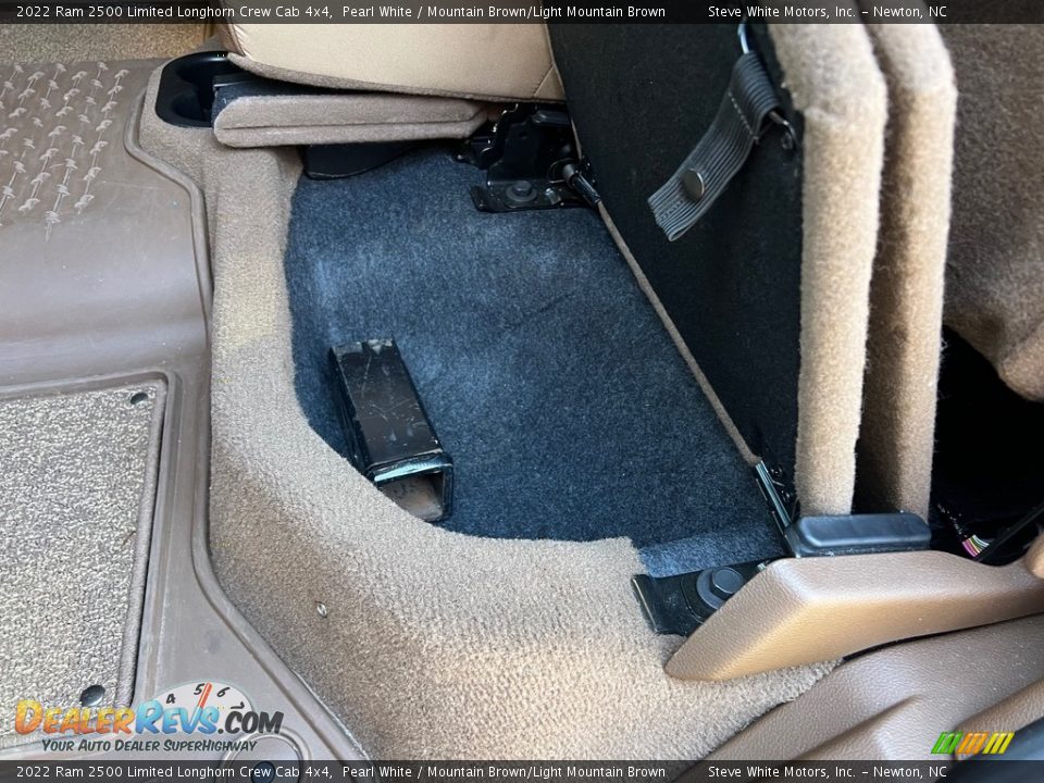 Rear Seat of 2022 Ram 2500 Limited Longhorn Crew Cab 4x4 Photo #20