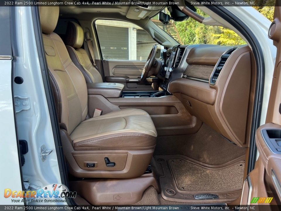 Front Seat of 2022 Ram 2500 Limited Longhorn Crew Cab 4x4 Photo #24