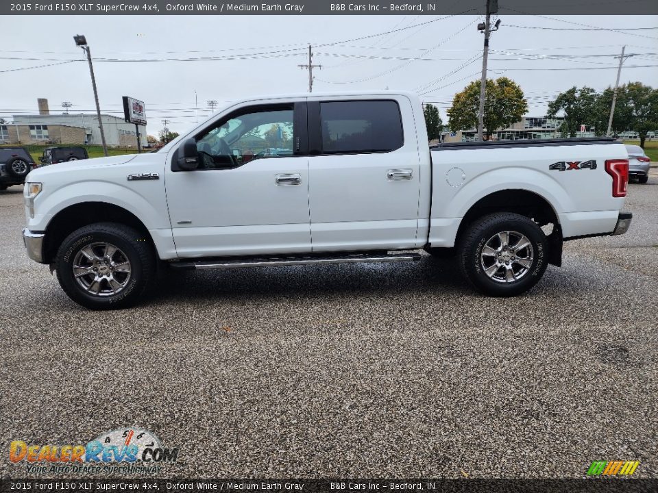 2015 Ford F150 XLT SuperCrew 4x4 Oxford White / Medium Earth Gray Photo #1