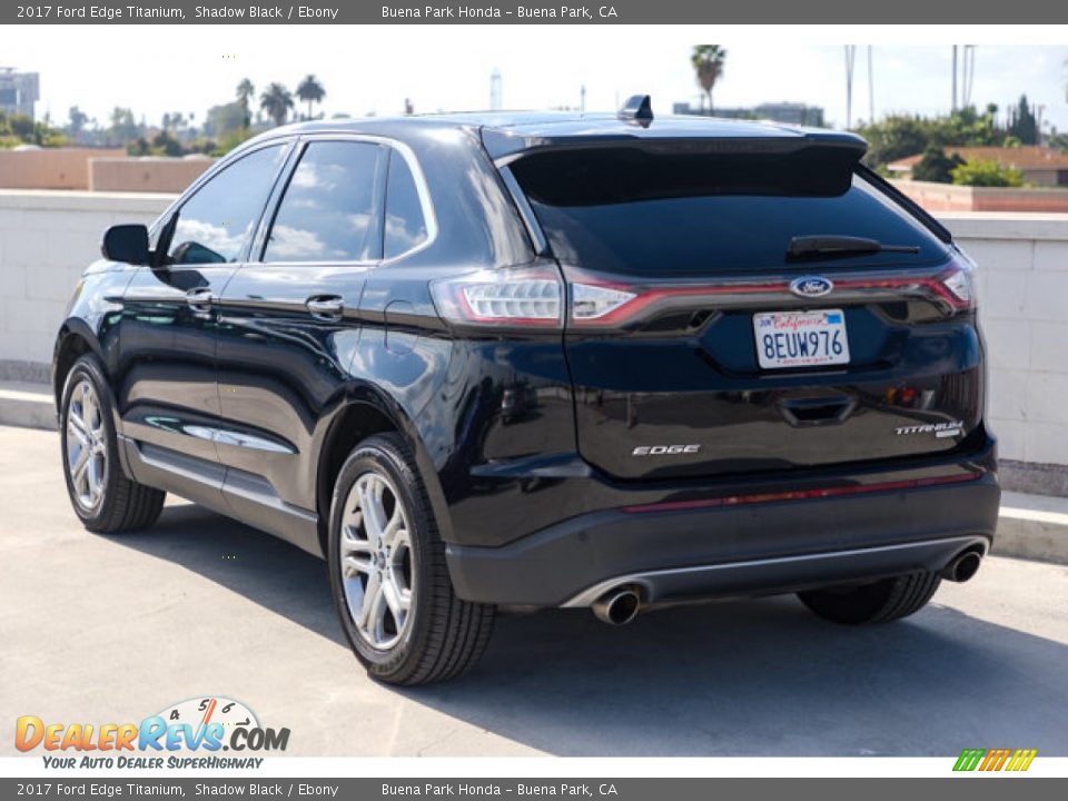 2017 Ford Edge Titanium Shadow Black / Ebony Photo #2