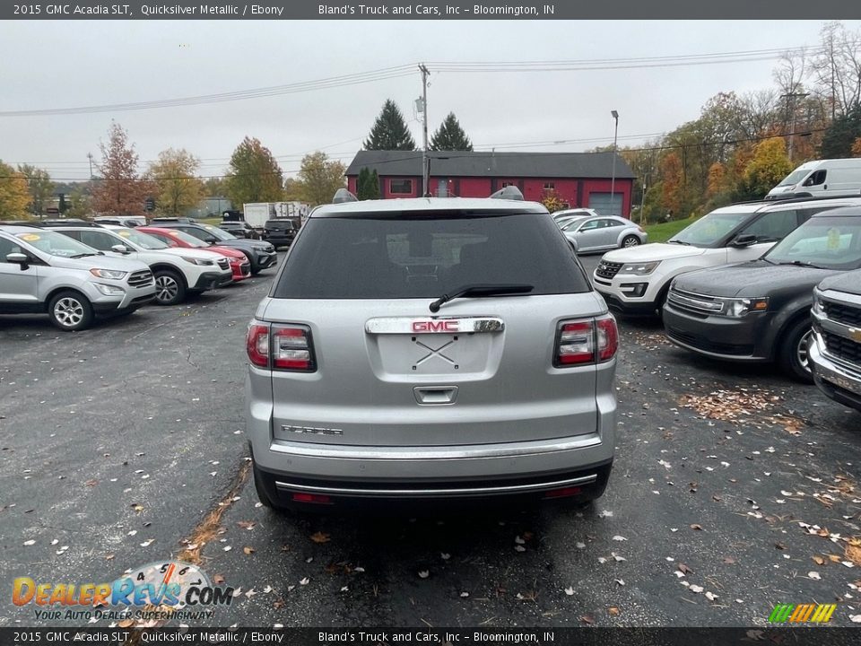 2015 GMC Acadia SLT Quicksilver Metallic / Ebony Photo #4