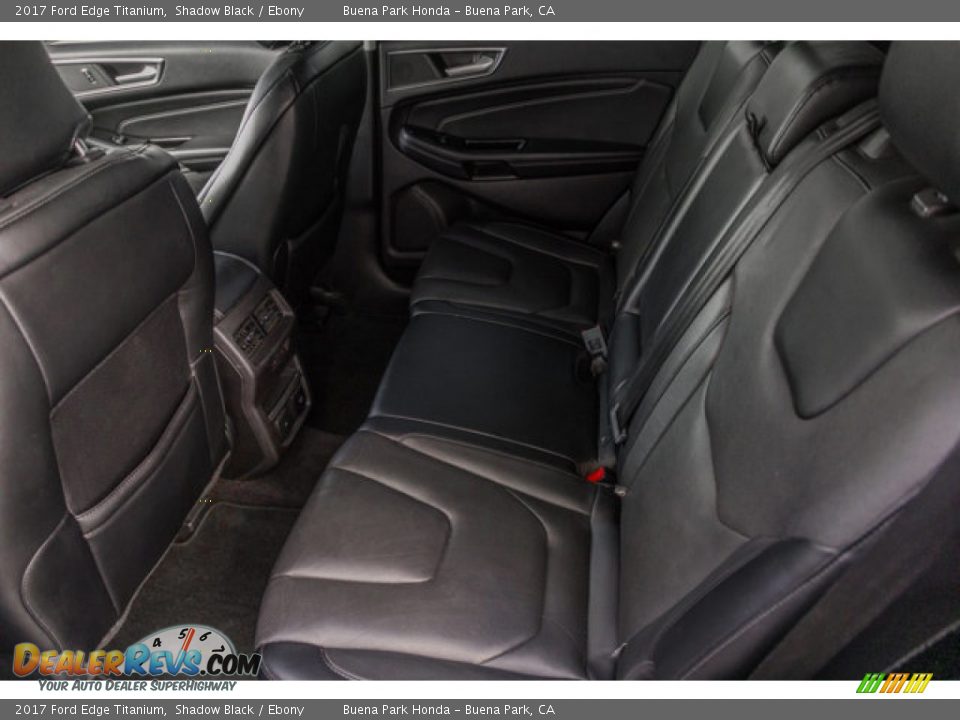 2017 Ford Edge Titanium Shadow Black / Ebony Photo #4