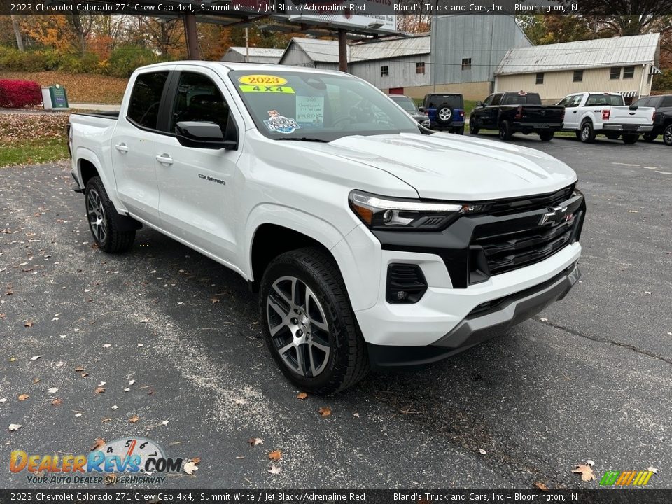 Summit White 2023 Chevrolet Colorado Z71 Crew Cab 4x4 Photo #4