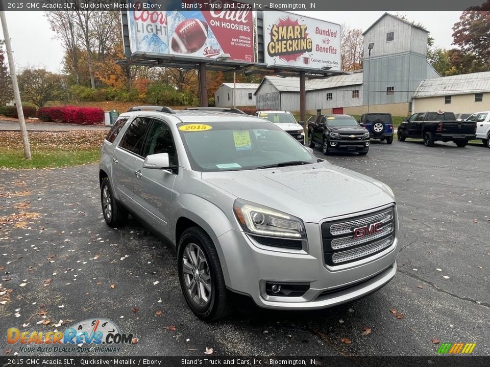 2015 GMC Acadia SLT Quicksilver Metallic / Ebony Photo #6