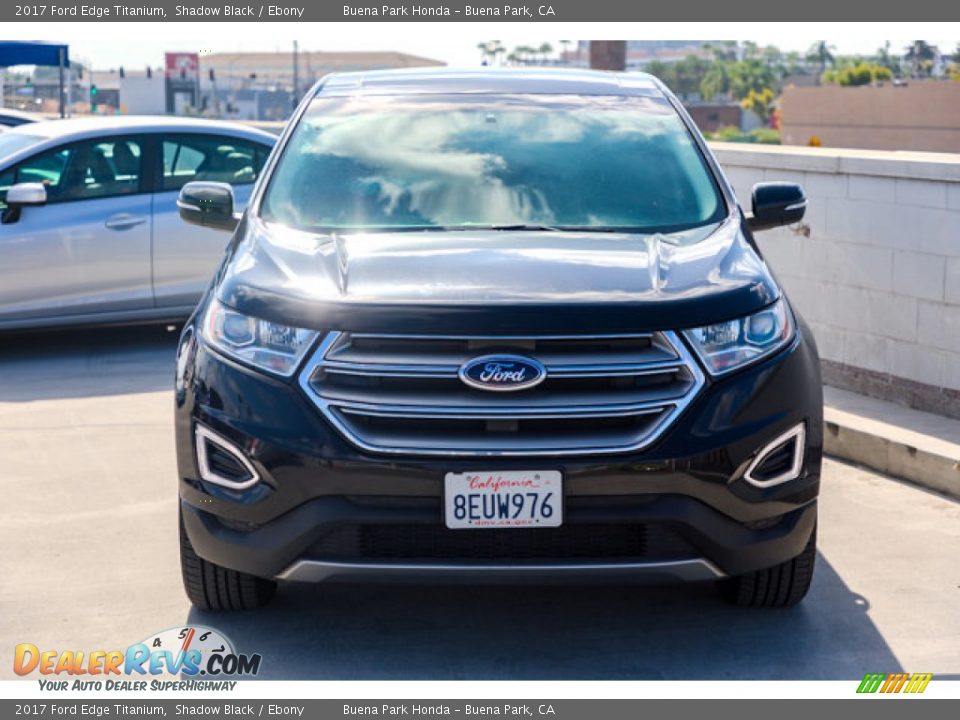 2017 Ford Edge Titanium Shadow Black / Ebony Photo #7