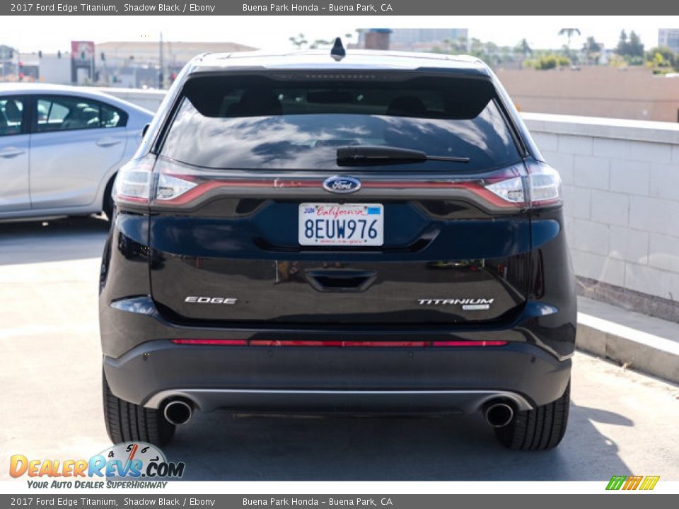 2017 Ford Edge Titanium Shadow Black / Ebony Photo #9