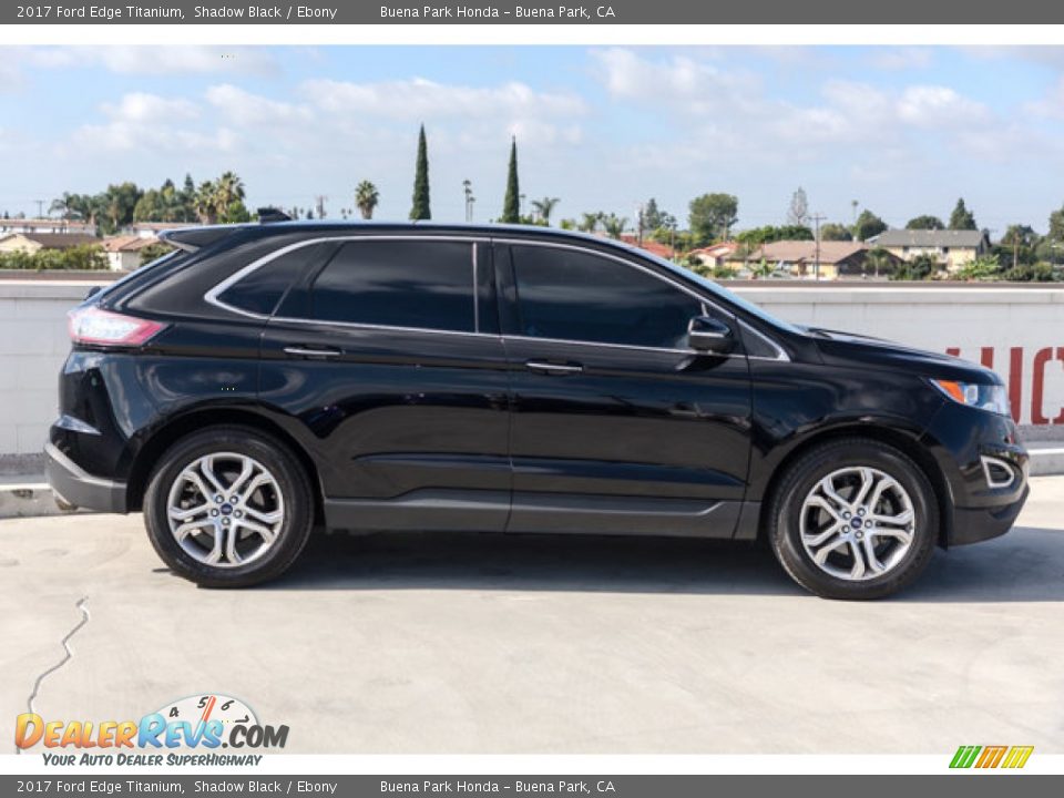 2017 Ford Edge Titanium Shadow Black / Ebony Photo #10