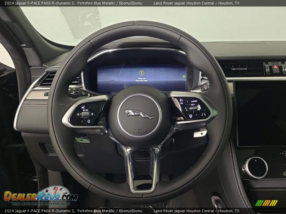 2024 Jaguar F-PACE P400 R-Dynamic S Steering Wheel Photo #17
