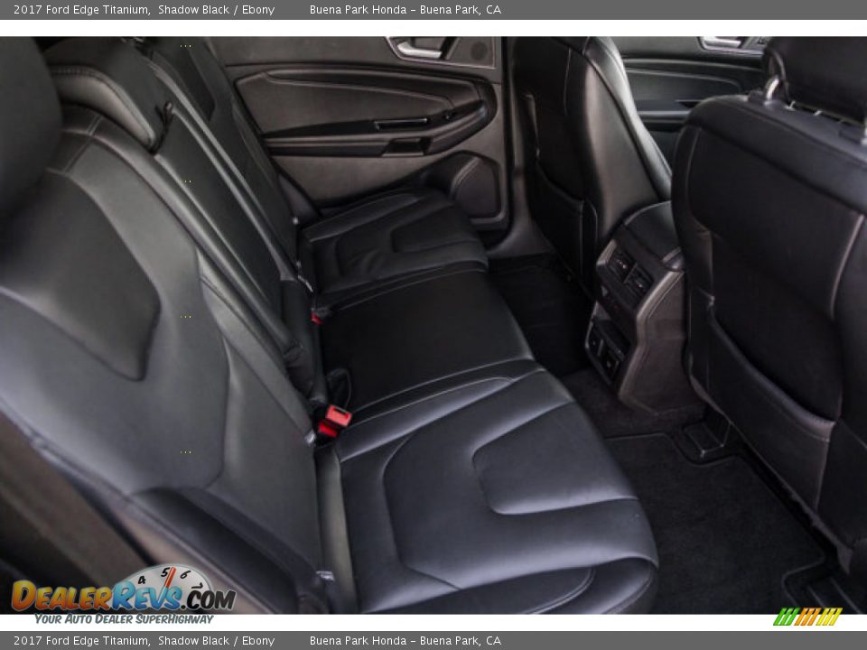 2017 Ford Edge Titanium Shadow Black / Ebony Photo #17