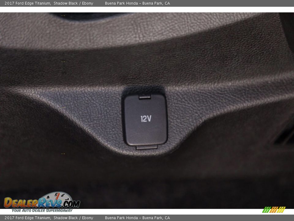 2017 Ford Edge Titanium Shadow Black / Ebony Photo #20