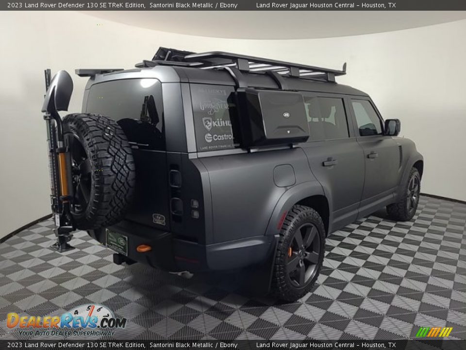 Santorini Black Metallic 2023 Land Rover Defender 130 SE TReK Edition Photo #2