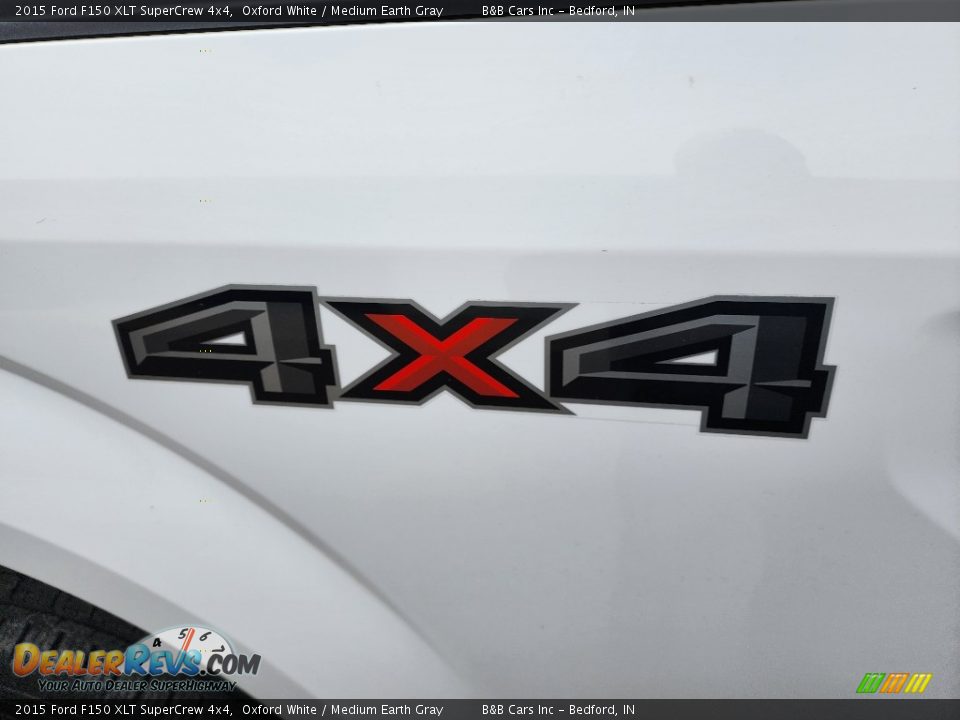 2015 Ford F150 XLT SuperCrew 4x4 Oxford White / Medium Earth Gray Photo #26