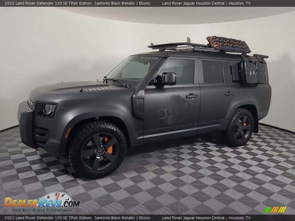 Santorini Black Metallic 2023 Land Rover Defender 130 SE TReK Edition Photo #6