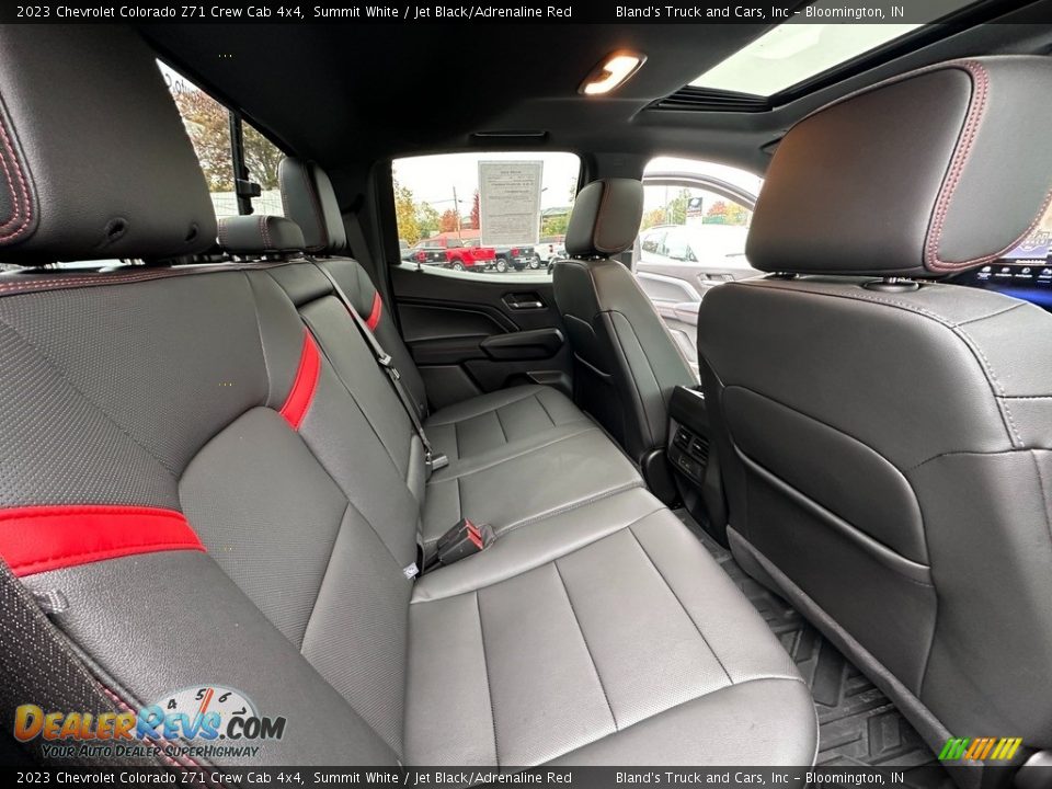 Rear Seat of 2023 Chevrolet Colorado Z71 Crew Cab 4x4 Photo #31