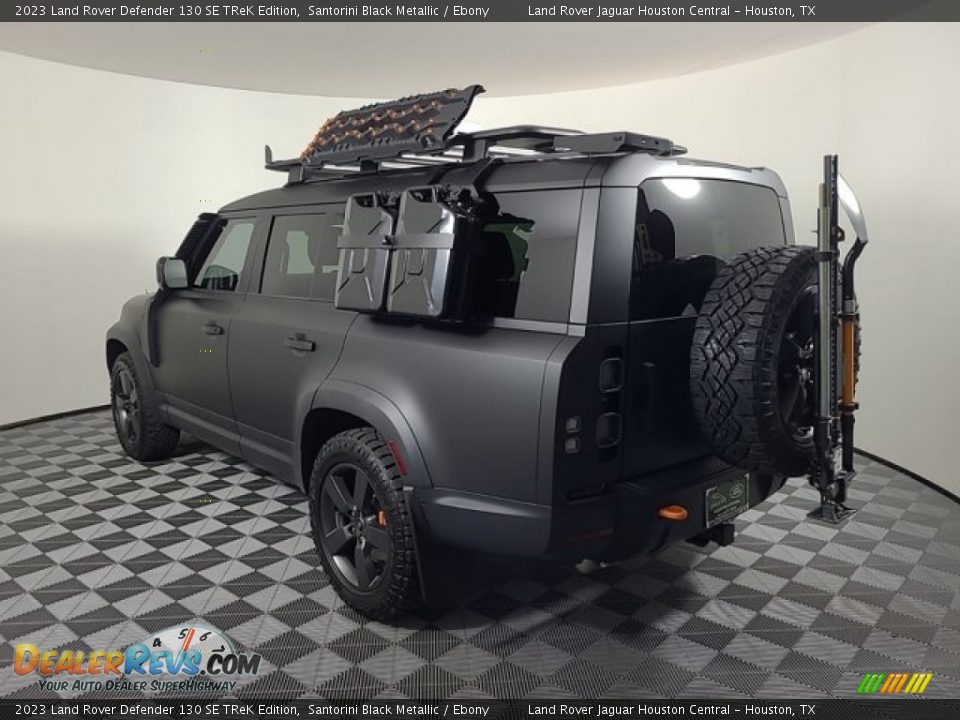 Santorini Black Metallic 2023 Land Rover Defender 130 SE TReK Edition Photo #10