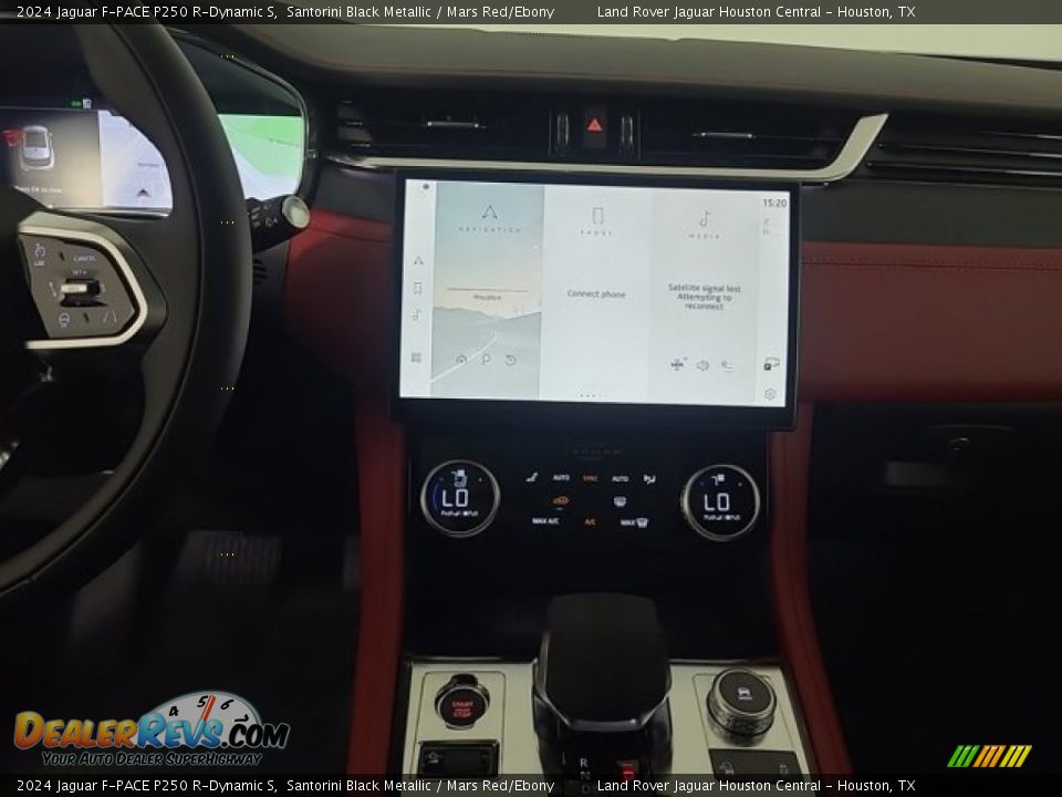 2024 Jaguar F-PACE P250 R-Dynamic S Santorini Black Metallic / Mars Red/Ebony Photo #20