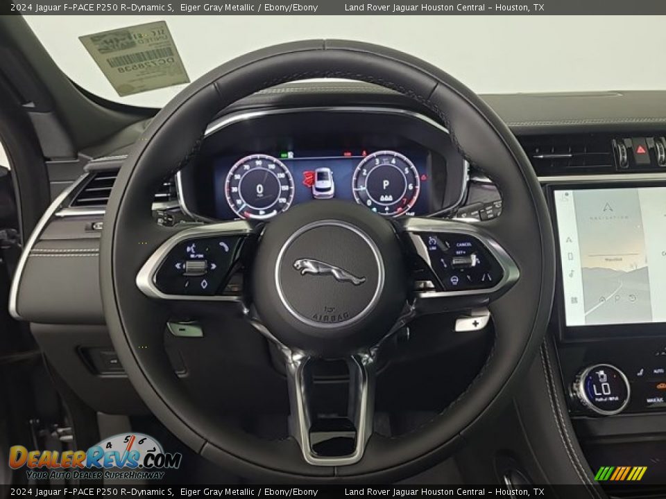 2024 Jaguar F-PACE P250 R-Dynamic S Steering Wheel Photo #17