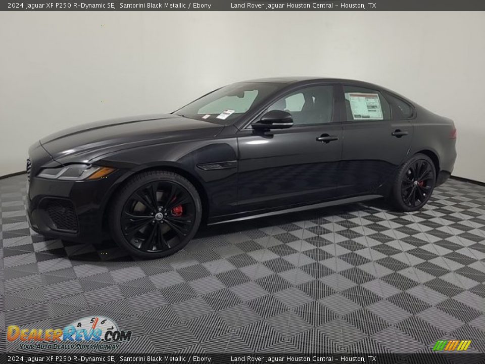 2024 Jaguar XF P250 R-Dynamic SE Santorini Black Metallic / Ebony Photo #6