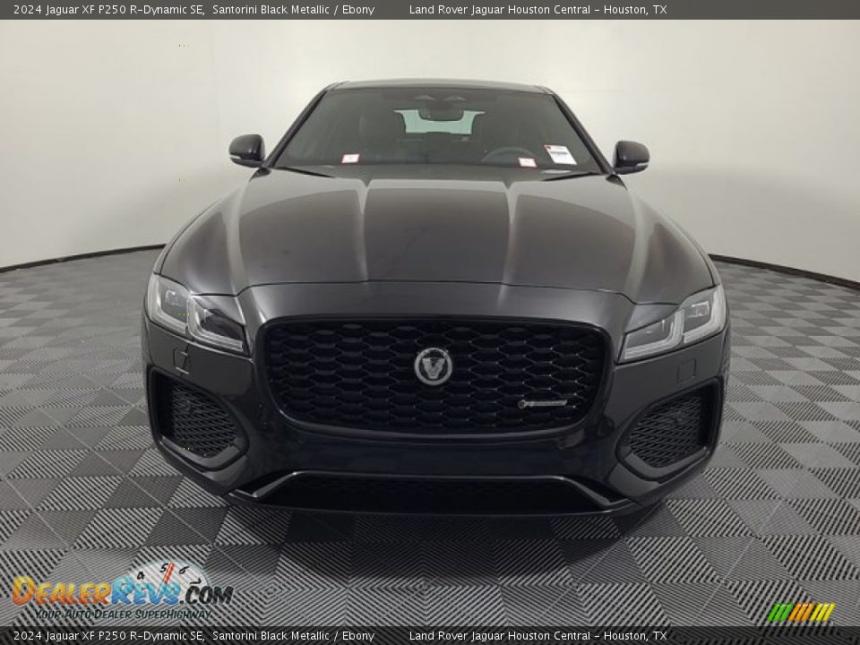 2024 Jaguar XF P250 R-Dynamic SE Santorini Black Metallic / Ebony Photo #8