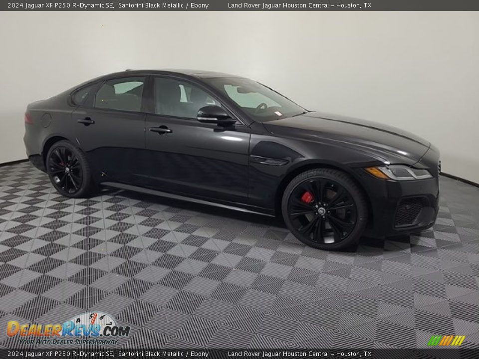 Santorini Black Metallic 2024 Jaguar XF P250 R-Dynamic SE Photo #11