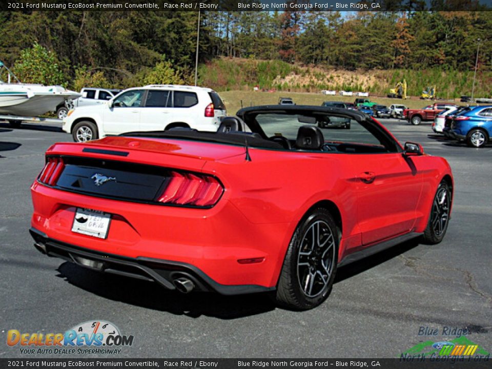 Race Red 2021 Ford Mustang EcoBoost Premium Convertible Photo #5