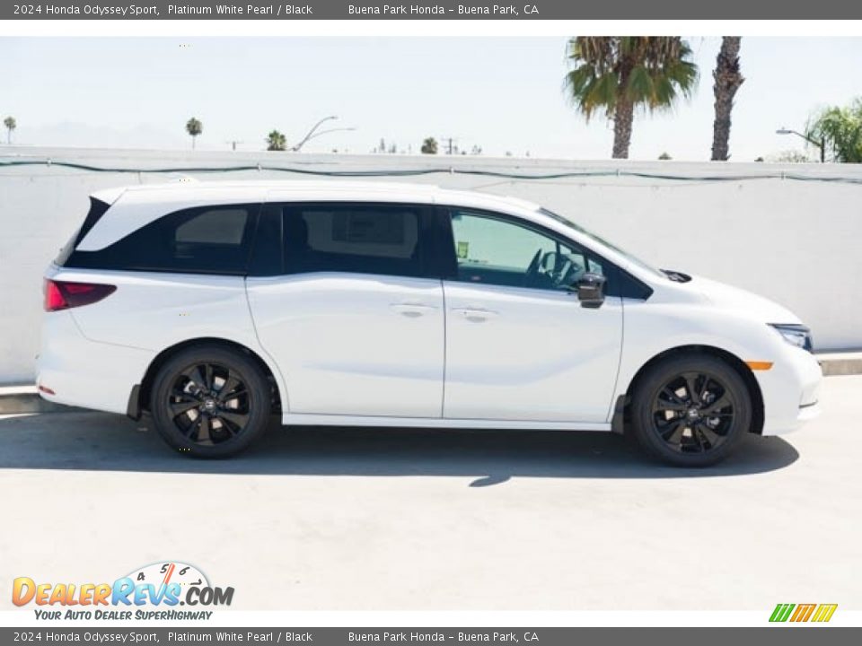 Platinum White Pearl 2024 Honda Odyssey Sport Photo #8