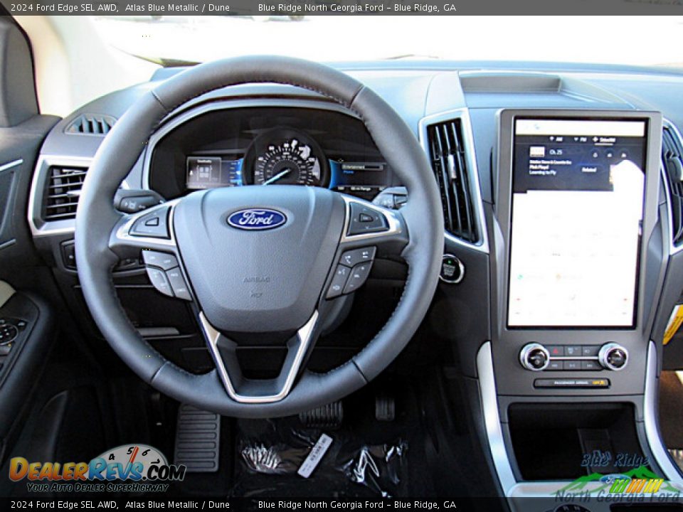 2024 Ford Edge SEL AWD Steering Wheel Photo #15