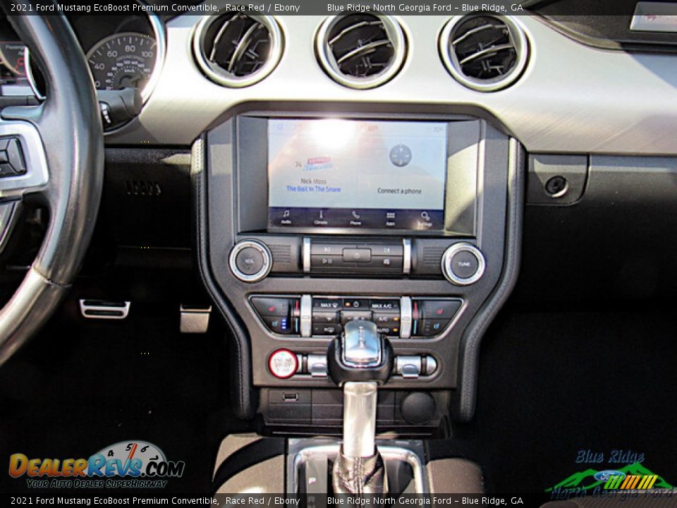 Controls of 2021 Ford Mustang EcoBoost Premium Convertible Photo #16