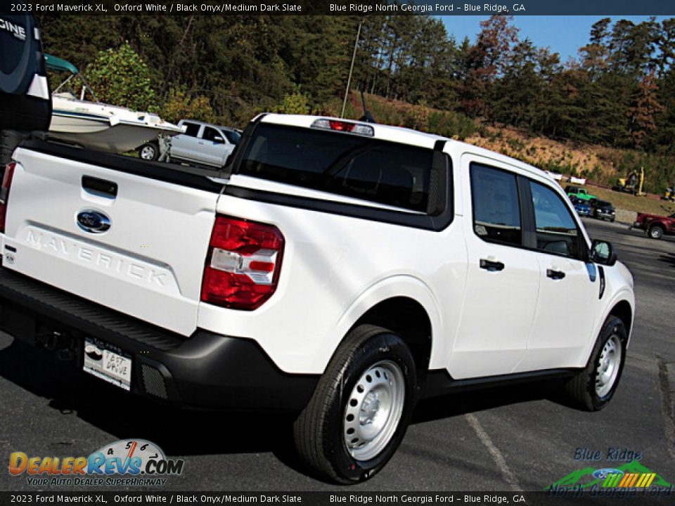 2023 Ford Maverick XL Oxford White / Black Onyx/Medium Dark Slate Photo #25