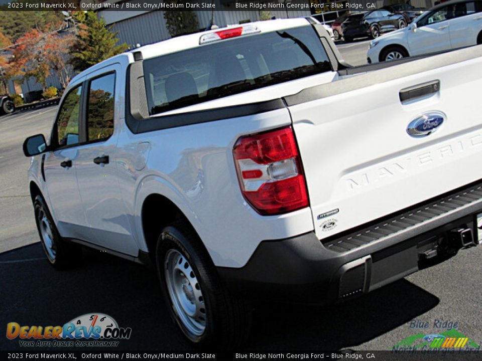 2023 Ford Maverick XL Oxford White / Black Onyx/Medium Dark Slate Photo #26