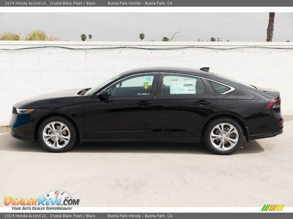 Crystal Black Pearl 2024 Honda Accord LX Photo #6