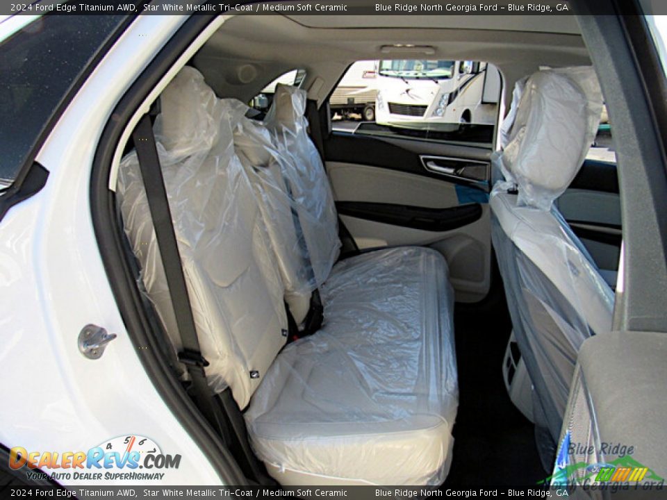 Rear Seat of 2024 Ford Edge Titanium AWD Photo #13