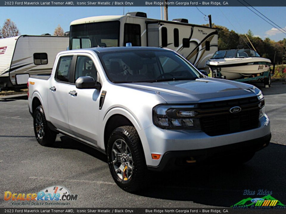 2023 Ford Maverick Lariat Tremor AWD Iconic Silver Metallic / Black Onyx Photo #8