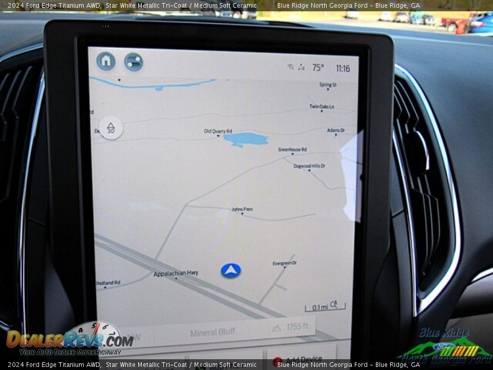 Navigation of 2024 Ford Edge Titanium AWD Photo #18