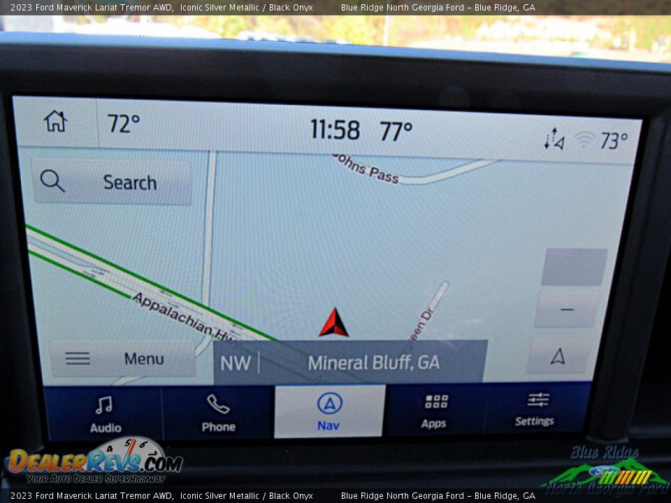 Navigation of 2023 Ford Maverick Lariat Tremor AWD Photo #20