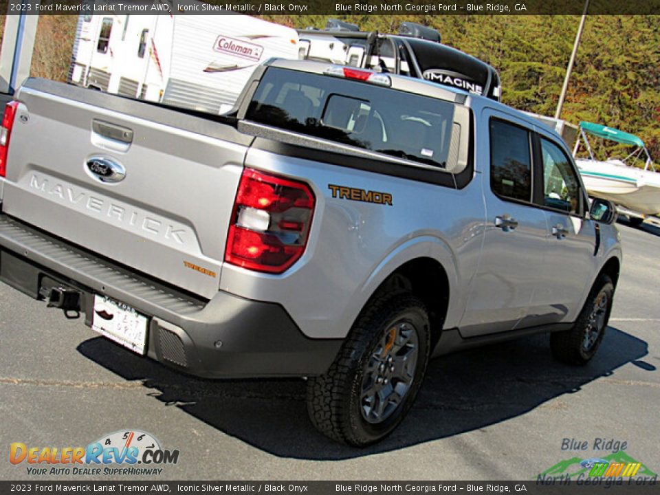 2023 Ford Maverick Lariat Tremor AWD Iconic Silver Metallic / Black Onyx Photo #27