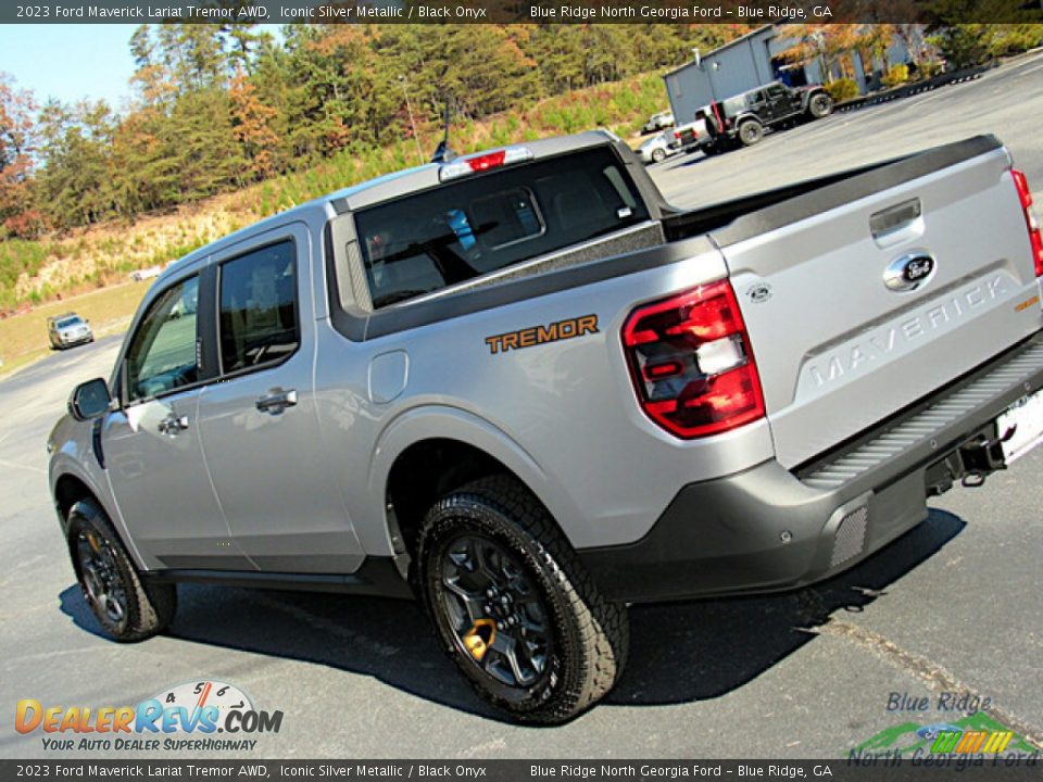 2023 Ford Maverick Lariat Tremor AWD Iconic Silver Metallic / Black Onyx Photo #28