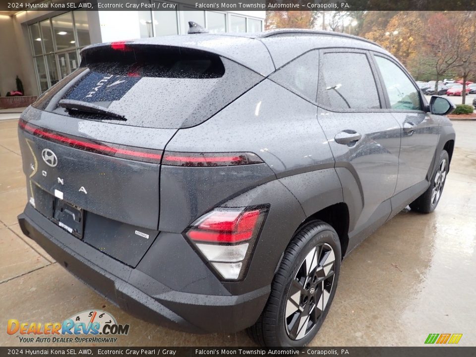 2024 Hyundai Kona SEL AWD Ecotronic Gray Pearl / Gray Photo #2