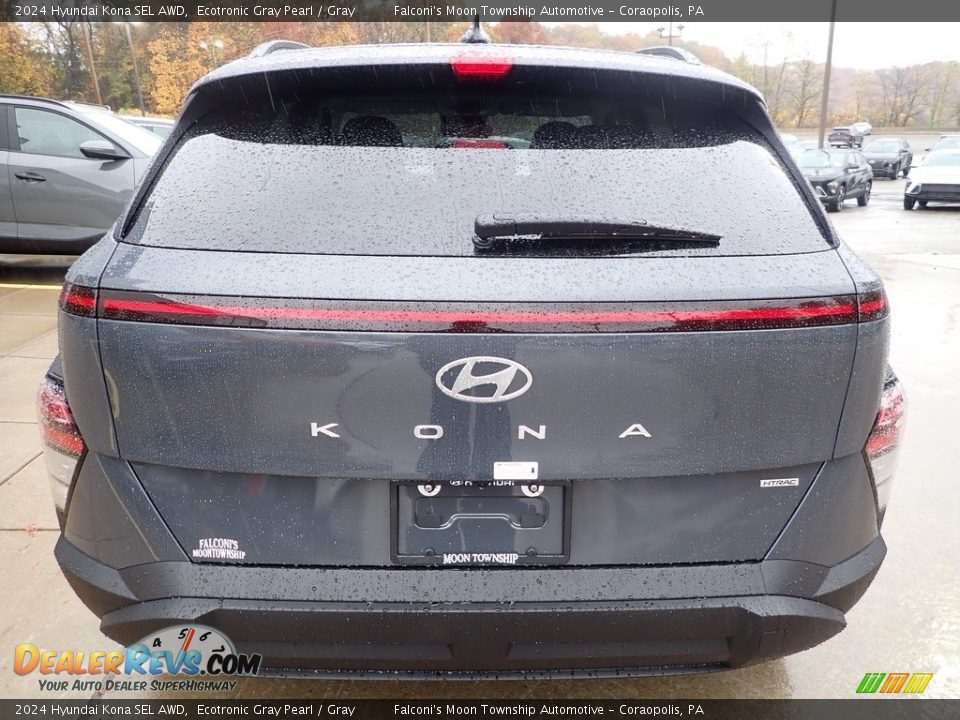 2024 Hyundai Kona SEL AWD Ecotronic Gray Pearl / Gray Photo #3