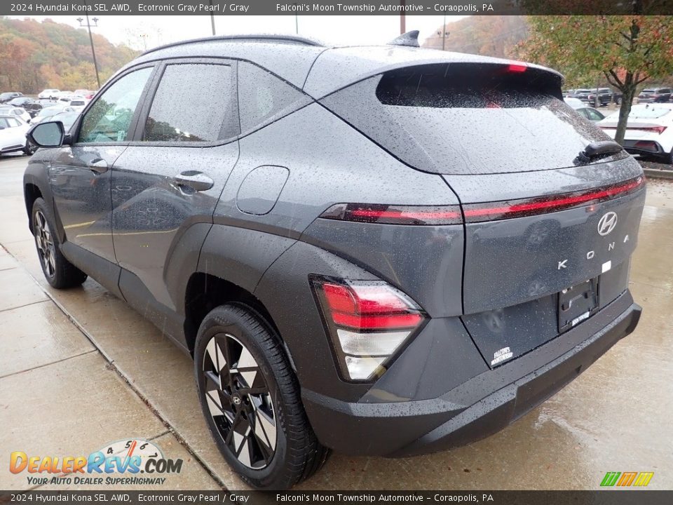 2024 Hyundai Kona SEL AWD Ecotronic Gray Pearl / Gray Photo #5