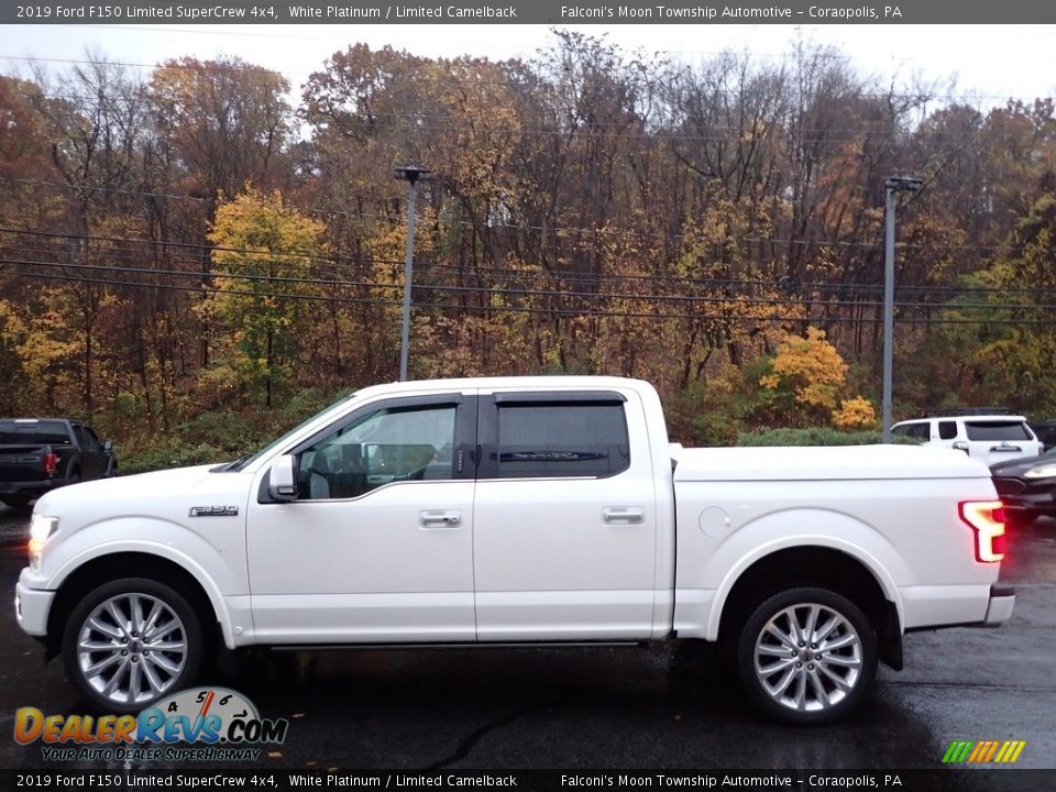 White Platinum 2019 Ford F150 Limited SuperCrew 4x4 Photo #5