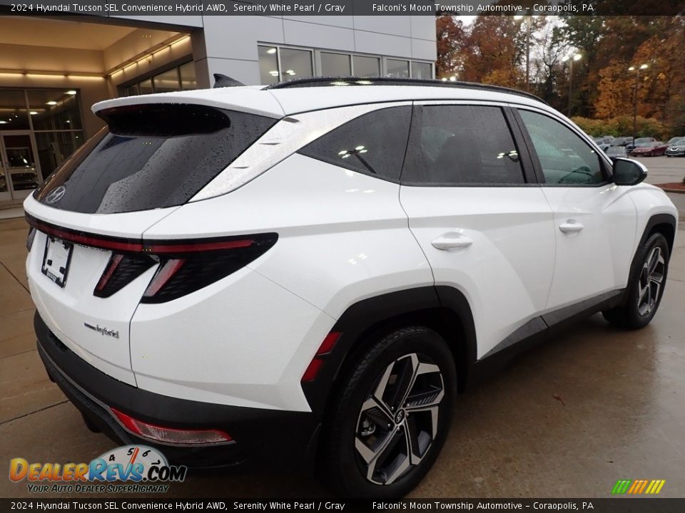 2024 Hyundai Tucson SEL Convenience Hybrid AWD Serenity White Pearl / Gray Photo #2
