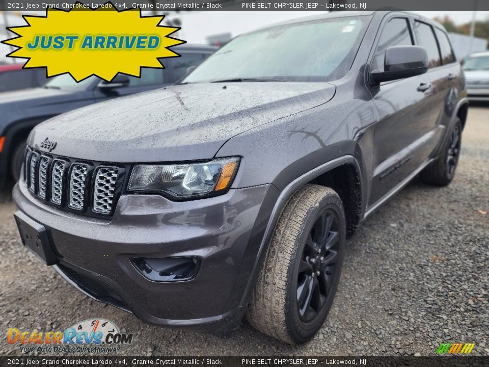 2021 Jeep Grand Cherokee Laredo 4x4 Granite Crystal Metallic / Black Photo #1