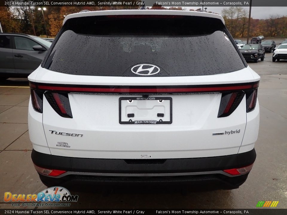 2024 Hyundai Tucson SEL Convenience Hybrid AWD Serenity White Pearl / Gray Photo #3