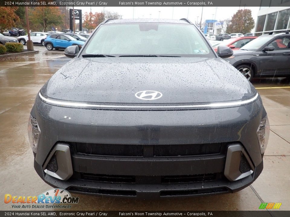 2024 Hyundai Kona SEL AWD Ecotronic Gray Pearl / Gray Photo #8
