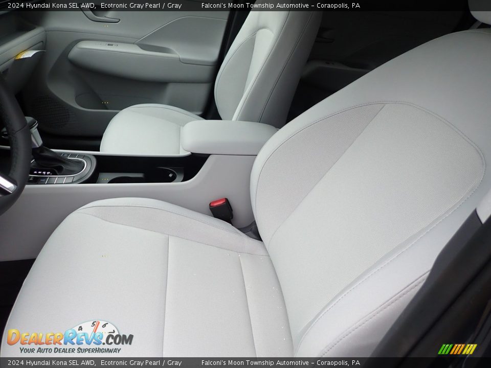 2024 Hyundai Kona SEL AWD Ecotronic Gray Pearl / Gray Photo #11