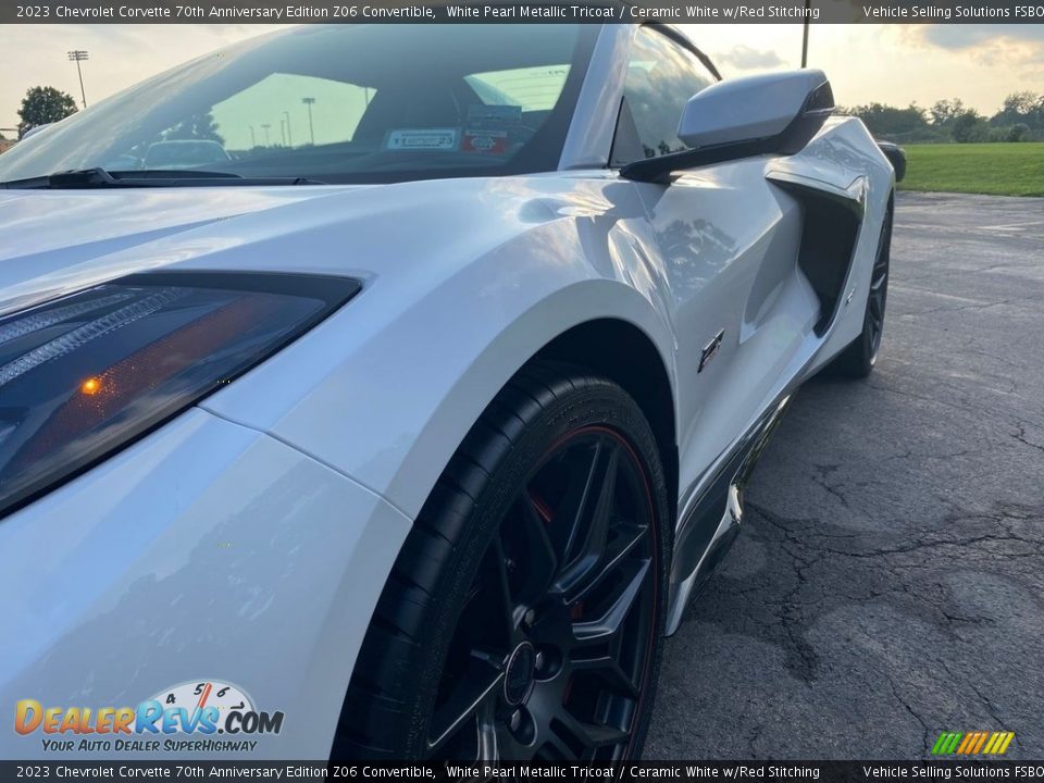 White Pearl Metallic Tricoat 2023 Chevrolet Corvette 70th Anniversary Edition Z06 Convertible Photo #11