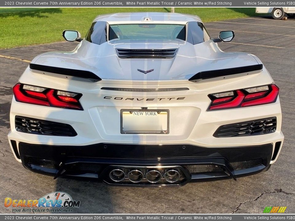 White Pearl Metallic Tricoat 2023 Chevrolet Corvette 70th Anniversary Edition Z06 Convertible Photo #15