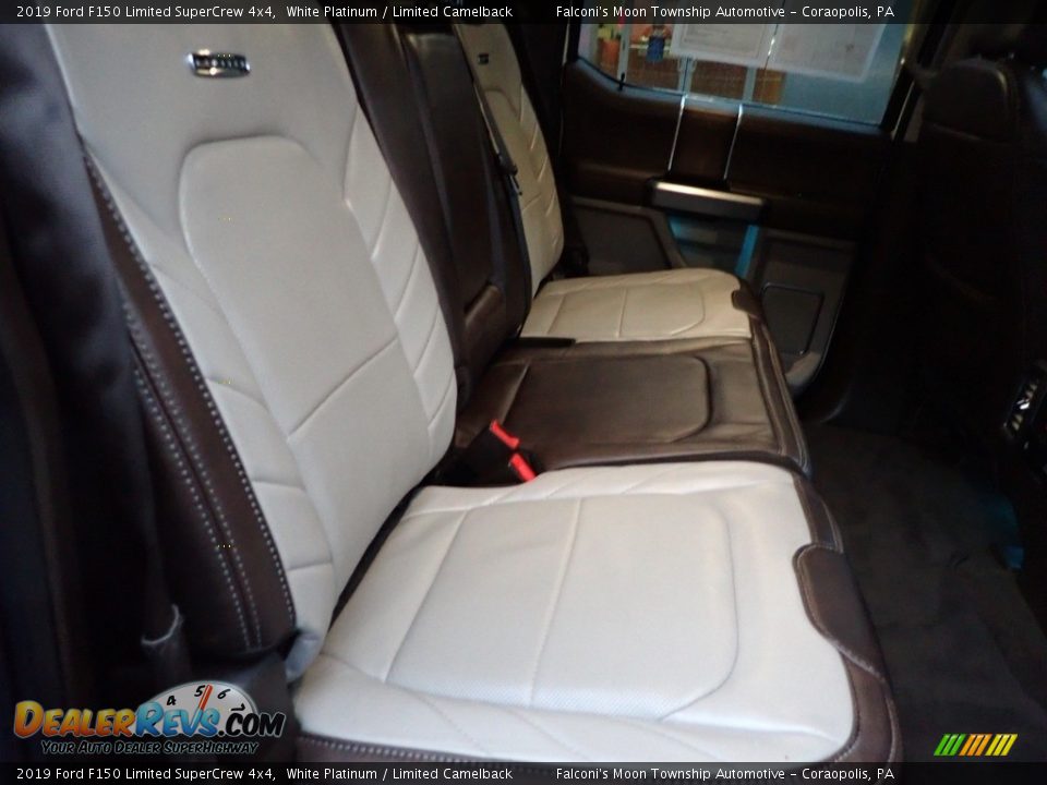 Rear Seat of 2019 Ford F150 Limited SuperCrew 4x4 Photo #14