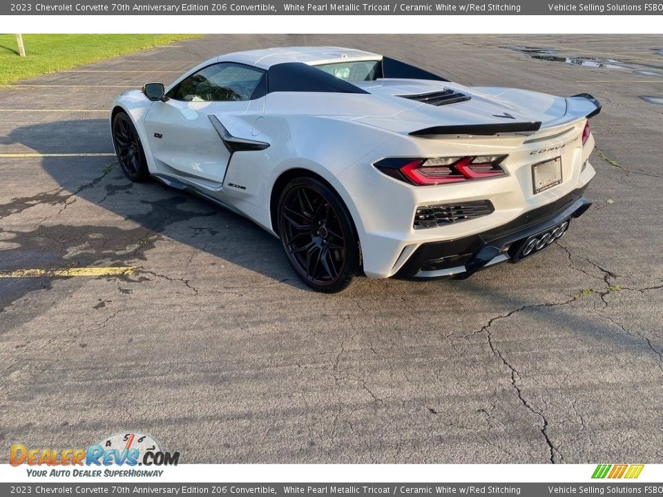 White Pearl Metallic Tricoat 2023 Chevrolet Corvette 70th Anniversary Edition Z06 Convertible Photo #16